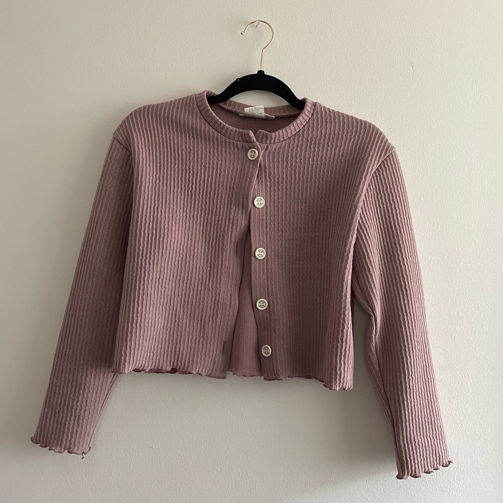 Mauve Cardigan
